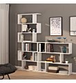 ATHENA Libreria Alta design moderno bianca 80 x 25 x 193