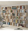 ATHENA Estanteria libreria alta con 6 ripiani in Rovere Canadian