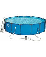 Bestway Steel Pro piscina rotonda fuori terra con bordi