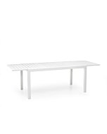 Tavolo allungabile OSTUNI in bianco, misure 200/300x100cm