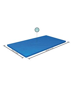 Copripiscina Steel Pro Frame Rett. Cm. 400X211X81