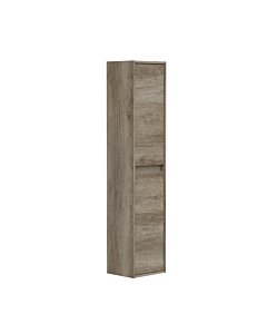 DAKOTA Colonna sospesa pensile bagno 2 Ante 30 x 26 x 140 h colore Nordik
