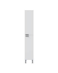 KONCEPT Colonna Bagno 2 ante bianca 182 x 30 x 25 cm
