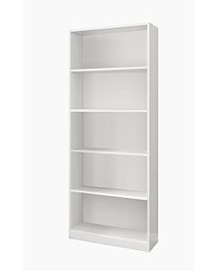 Libreria scaffale multiuso BIANCA 5 ripiani 80 X 28 X 201 cm