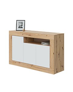 Mobile credenza moderno ROVERE NODI BIANCO 144 X 42 X 87 cm