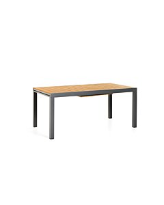 Tavolo BEVERLY allungabile in antracite, misure 165/225x90cm