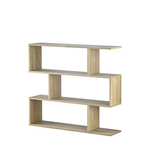 Bricopiu: Libreria scaffale multiuso con ripiani 90 X 180 X 25 cm