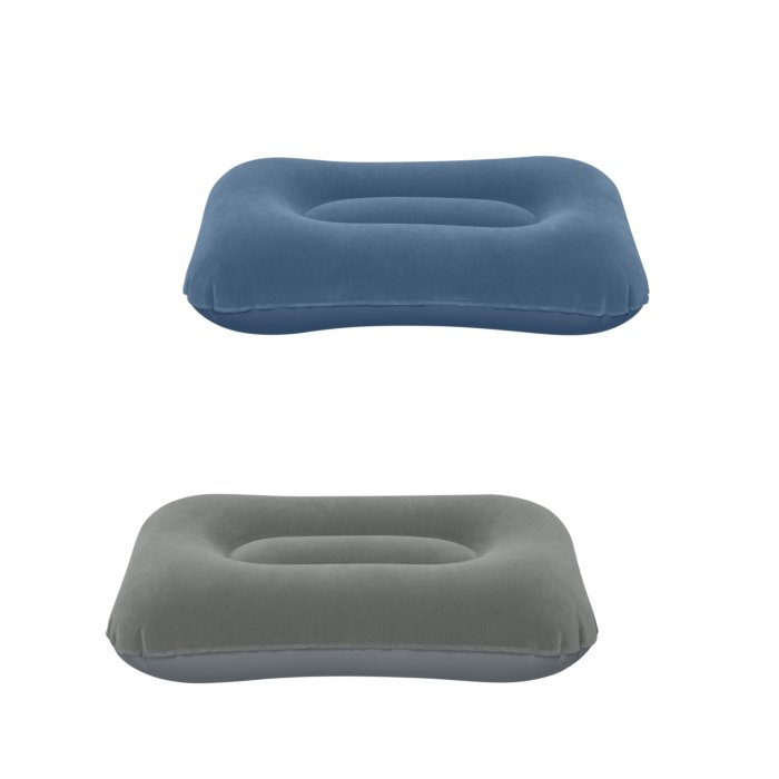 Cuscinetto Rettangolare Cm. 42X26X10 Blu/Grigio Assortito