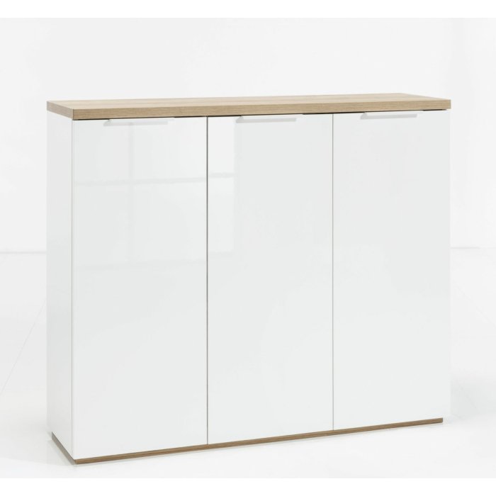 Mobile contenitore Mundi alto 3 ante 120x35x102h