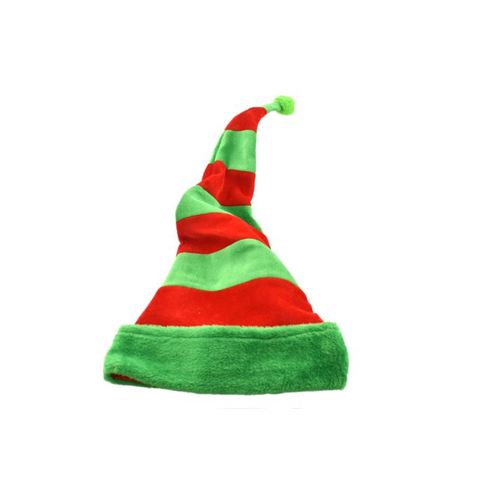 cappello elfo verde rosso 30*70