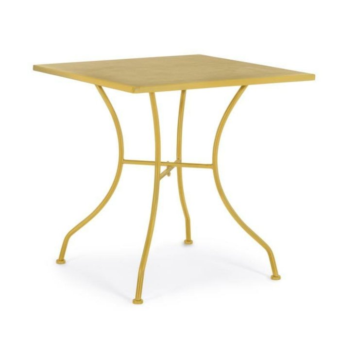 Tavolo Kelsie ocra 70 x 70 cm