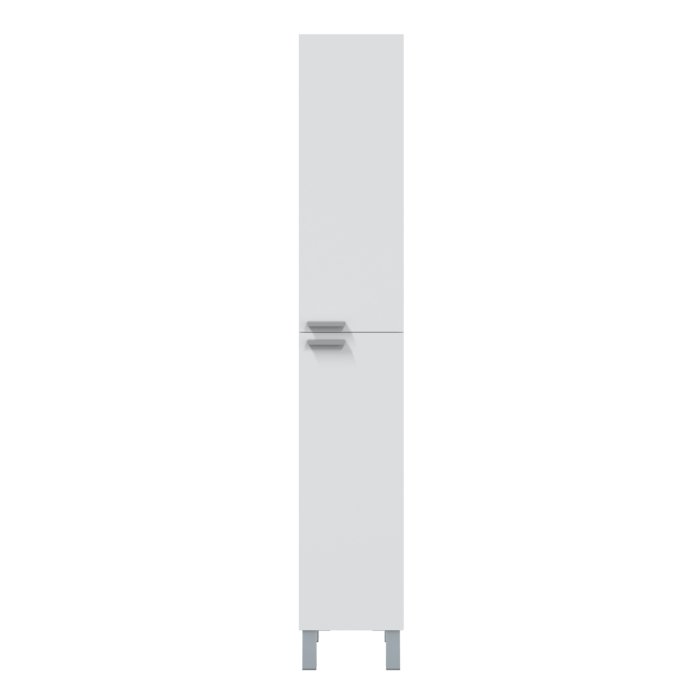 KONCEPT Colonna Bagno 2 ante bianca 182 x 30 x 25 cm