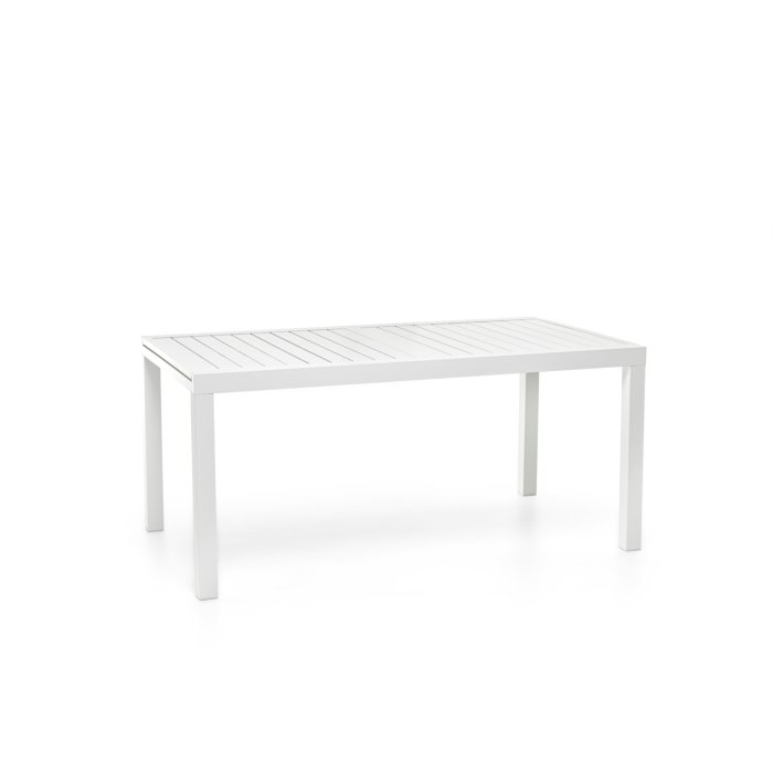 Tavolo allungabile OSTUNI in bianco, misure 160/240x90cm