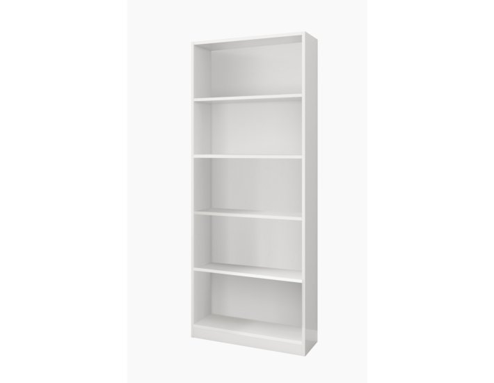 Libreria scaffale multiuso BIANCA 5 ripiani 80 X 28 X 201 - Bricopiu